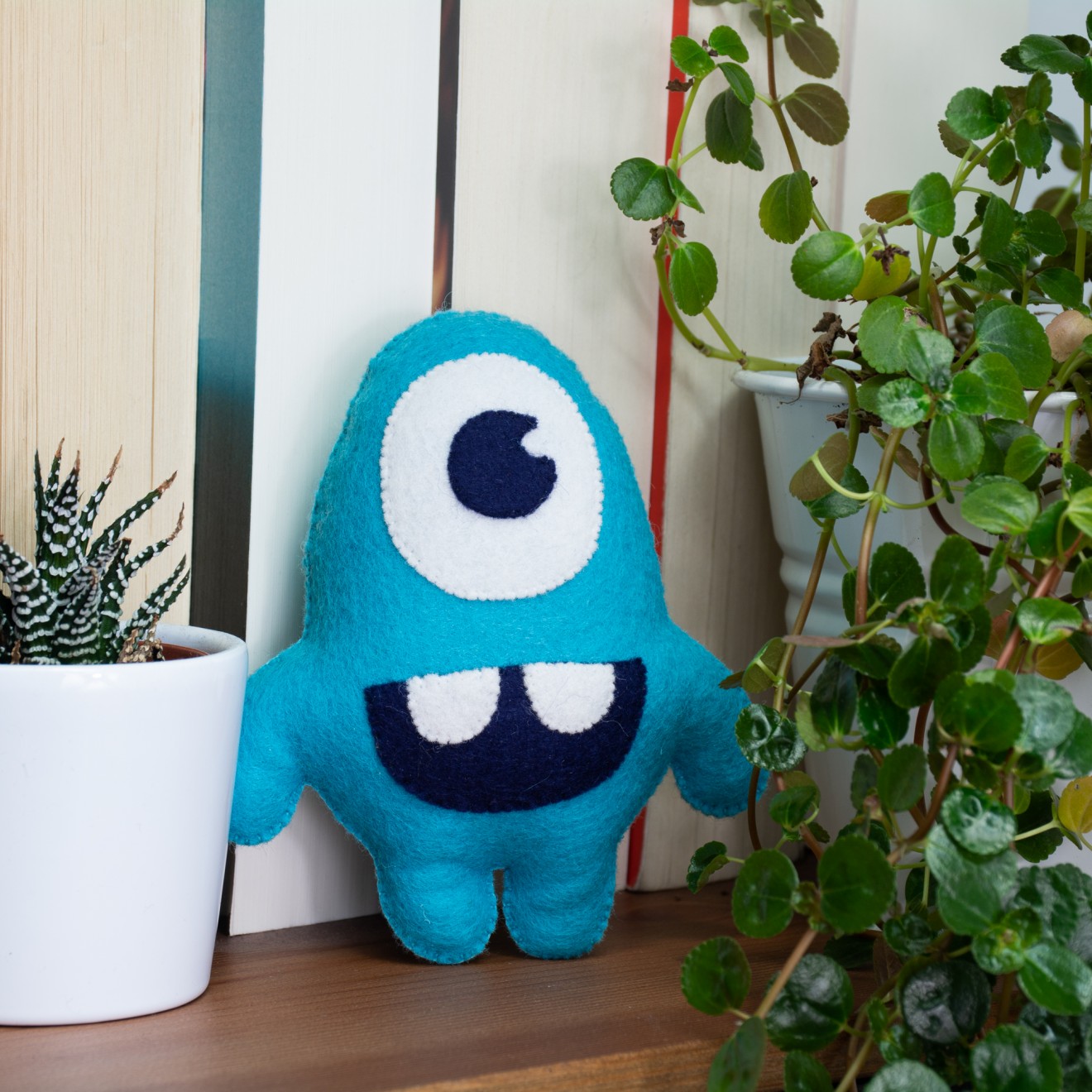 Afbeelding van het product Blauwe Eddy, uit de product categorie Knuffels